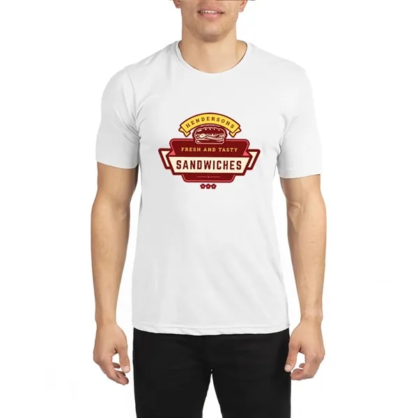 Next Level pre-shrunk men's polyester / cotton sheer jersey tee with... from ASI 39552 BEL Promo