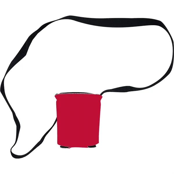 American-made beer taster cooler with neck strap fits 4-5 oz glasses;... from ASI 61966 HPG / Best Promotions USA