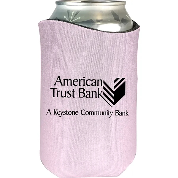 High-density scuba foam beverage holder with curved design and imprinted design... from ASI 61966 HPG / Best Promotions USA