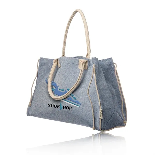 Recycled cotton canvas tote bag with padded handles.... from ASI 39552 BEL Promo