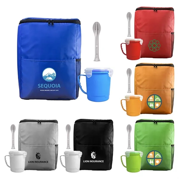 Sporty Recycled Soup & Utensil Set... from ASI 30208 A P Specialties / AP Specialties