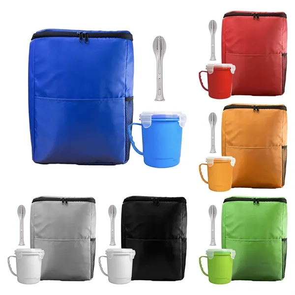 Sporty Recycled Soup & Utensil Set... from ASI 30208 A P Specialties / AP Specialties