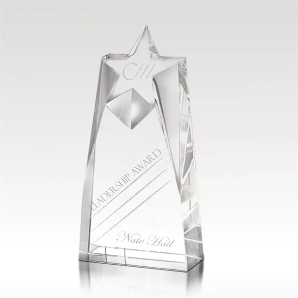 Exquisite optical crystal takes the staring role in this multi-faceted award.... from ASI 93986 Visions/Awardcraft / Visions Awards