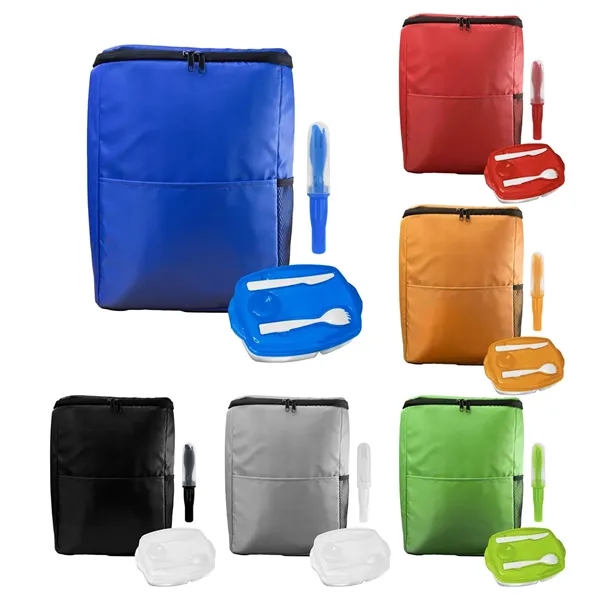 Sporty Lunch Tray & Cutlery Set... from ASI 30208 A P Specialties / AP Specialties