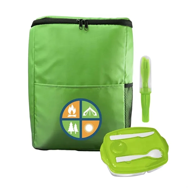 Sporty Lunch Tray & Cutlery Set... from ASI 30208 A P Specialties / AP Specialties