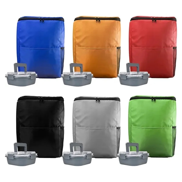 Sporty Recycled Lunch Box Set... from ASI 30208 A P Specialties / AP Specialties