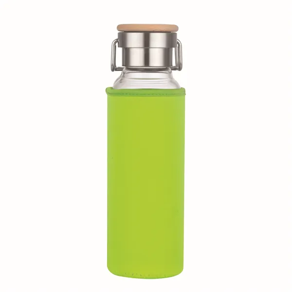 22 oz Glass Water Bottle With Neoprene Protective Sleeve.... from ASI 90807 Tekweld