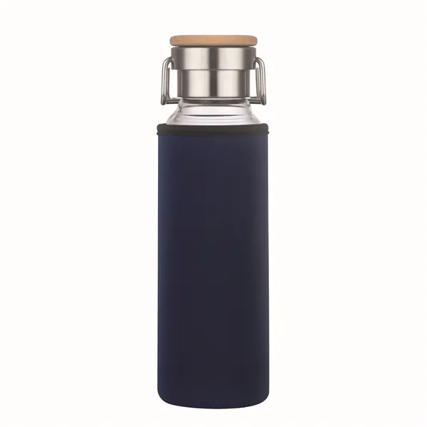 22 oz Glass Water Bottle With Neoprene Protective Sleeve.... from ASI 90807 Tekweld