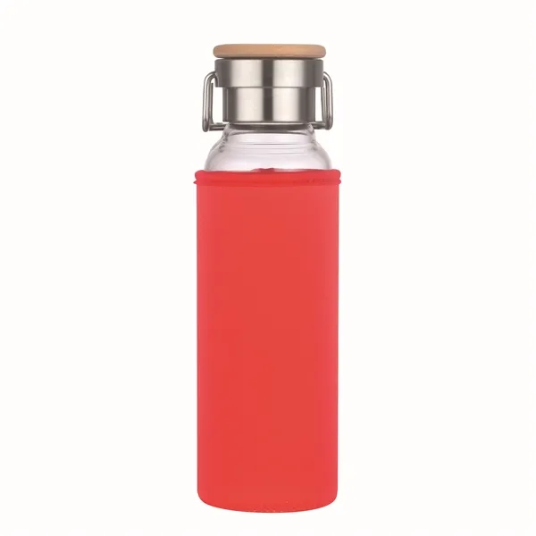 22 oz Glass Water Bottle With Neoprene Protective Sleeve.... from ASI 90807 Tekweld