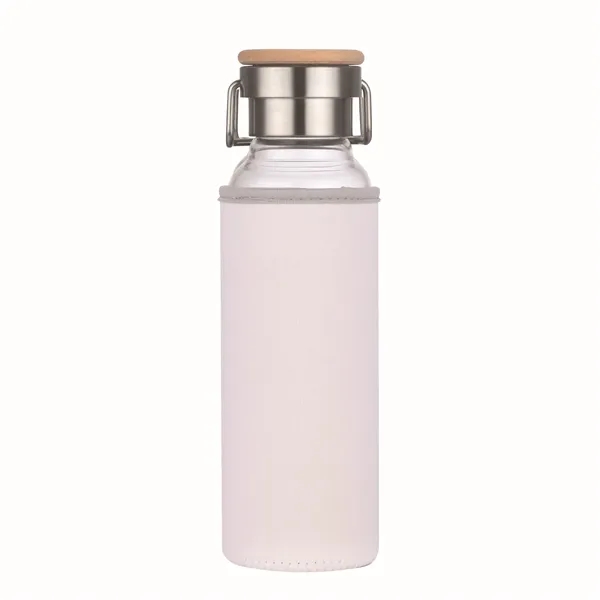 22 oz Glass Water Bottle With Neoprene Protective Sleeve.... from ASI 90807 Tekweld