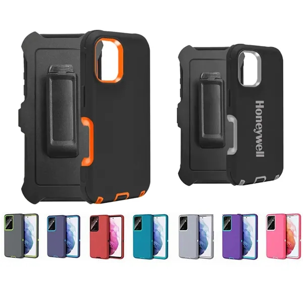 Kidder iBank® Galaxy S25 Shockproof Case with Belt Clip and a... from ASI 79909 Promotek