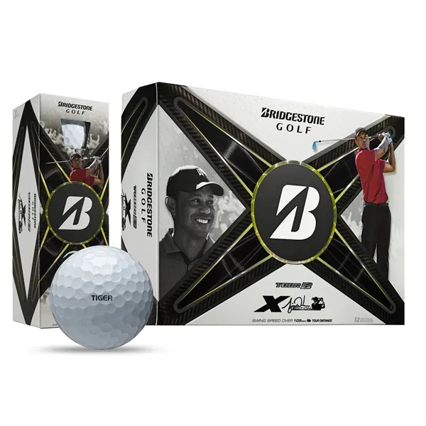 Bridgestone Tour B Tiger Woods golf balls; Box contains 12 golf... from ASI 38120 Ball Pro / Diversified Quality Kitchenware