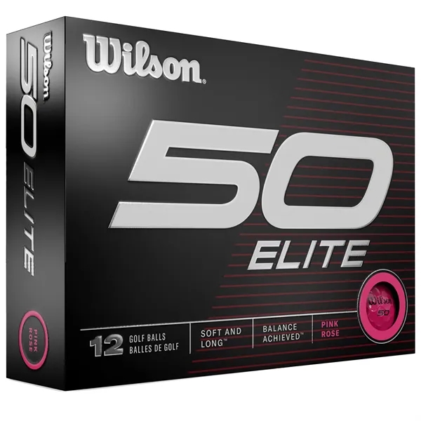 The Wilson Staff Fifty Elite pink golf ball delivers balance to... from ASI 38120 Ball Pro / Diversified Quality Kitchenware
