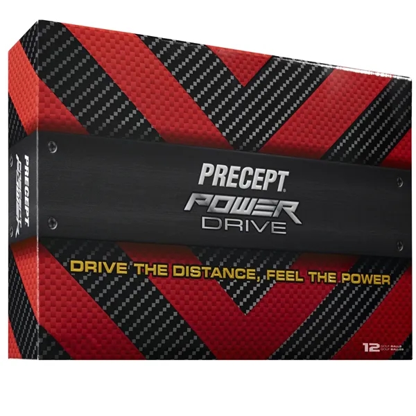 Precept Power Drive golf balls; Box contains 12 white balls and... from ASI 38120 Ball Pro / Diversified Quality Kitchenware