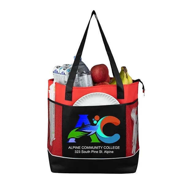 16" x 22" x 7 1/2" 20-can cooler tote with thermal... from ASI 62660 Innovation Line