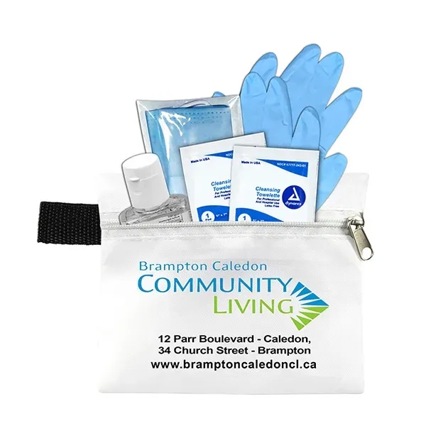 5" x 4 1/4" vinyl and polyester zip pouch with 3-ply... from ASI 62660 Innovation Line