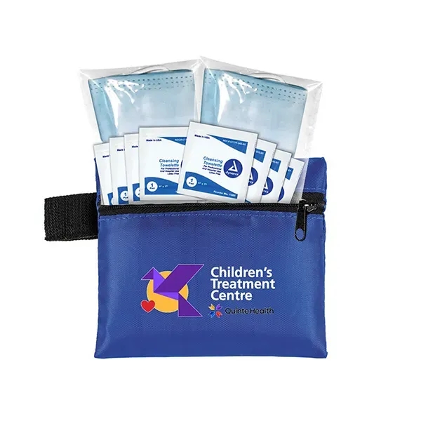 5" x 4 1/4" vinyl and polyester zip pouch with two... from ASI 62660 Innovation Line