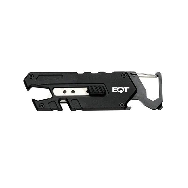 4.3" long stylish metal box cutter with a carabiner attachment. Features... from ASI 46170 Compass Industries Inc