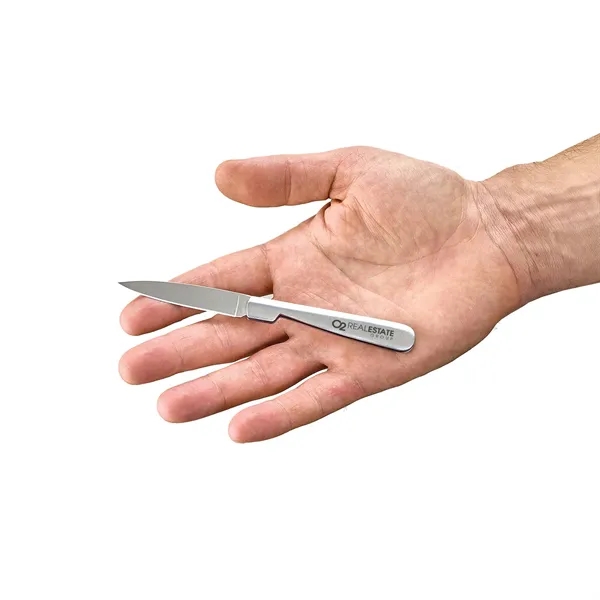 3" long stainless steel handle with a matching 2.3" long stainless-steel... from ASI 46170 Compass Industries Inc