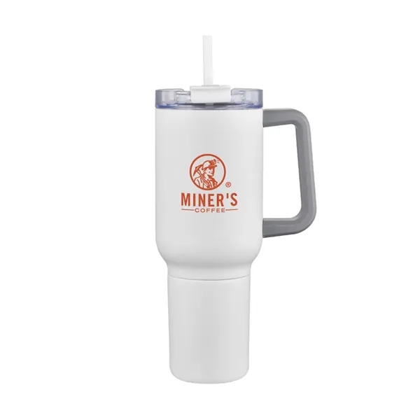 22 oz Travel Mug with Screw-Off 12 oz Bottom... from ASI 31517 Admart Products