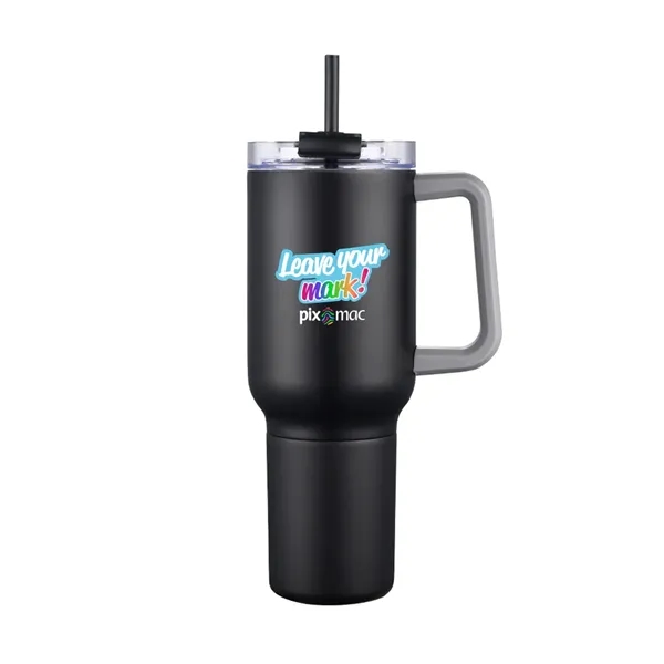 22 oz Travel Mug with Screw-Off 12 oz Bottom... from ASI 31517 Admart Products