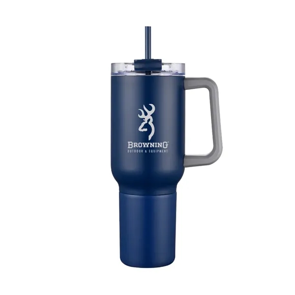 22 oz Travel Mug with Screw-Off 12 oz Bottom... from ASI 31517 Admart Products