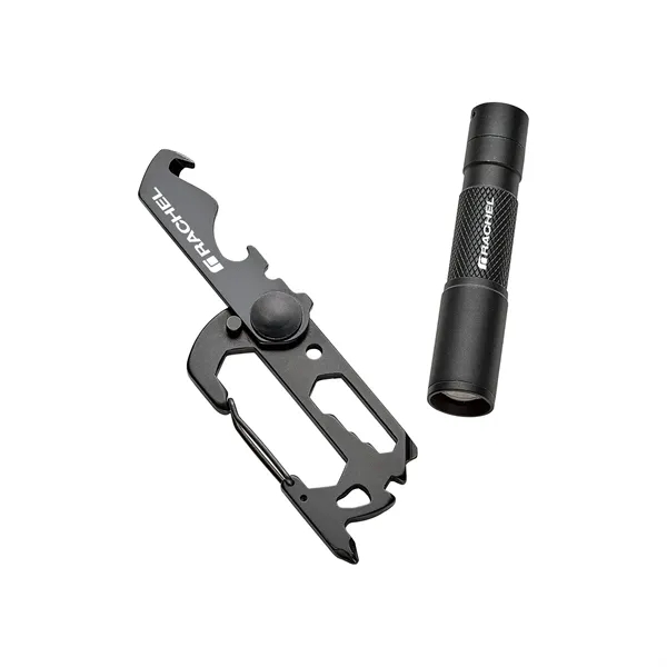 A compact set of powerful keychain tools. The Versa Carabiner with... from ASI 46170 Compass Industries Inc