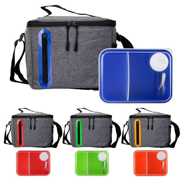 On The Go Oval Cooler Lunch Set... from ASI 30208 A P Specialties / AP Specialties