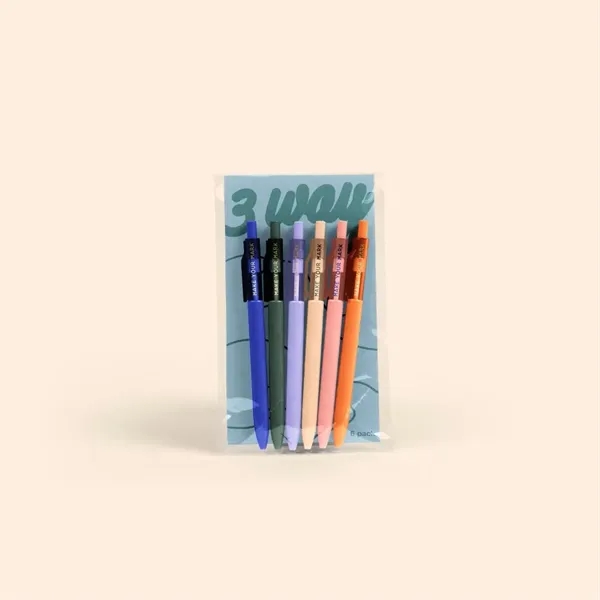 Unique mix and match ballpoint 100% rPet recycled materials... from ASI 74710 Numo