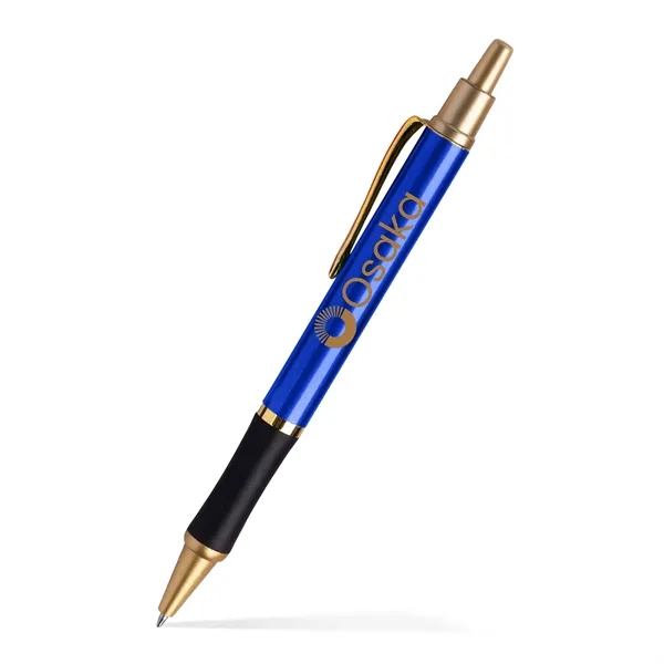 Click-action pen made of plastic with a solid color, glossy varnish,... from ASI 90859 Tempo Industries Inc / Tempoline