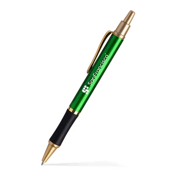 Click-action pen made of plastic with a solid color, glossy varnish,... from ASI 90859 Tempo Industries Inc / Tempoline