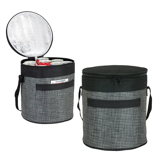 Two-Tone Grey Barreled Cooler... from ASI 31517 Admart Products / Admart Line