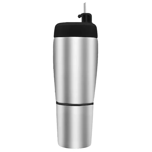 Portable 20 oz flask with pour spout, leak-proof lid, and four... from ASI 38120 Ball Pro / Diversified Quality Kitchenware