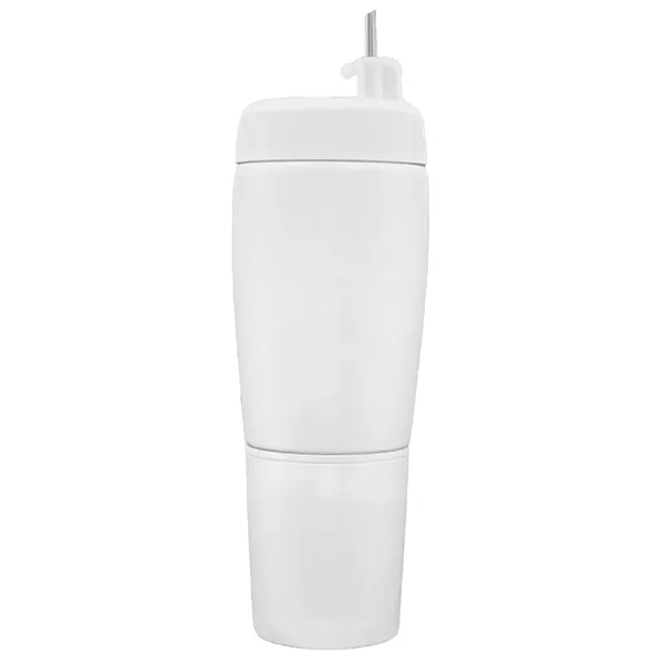 Portable 20 oz flask with pour spout, leak-proof lid, and four... from ASI 38120 Ball Pro / Diversified Quality Kitchenware