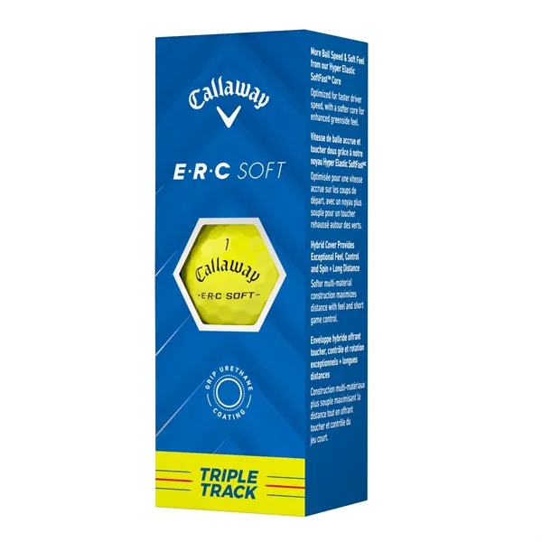 Callaway ERC Soft Triple Track Yellow Golf Balls.... from ASI 38120 Ball Pro / Diversified Quality Kitchenware