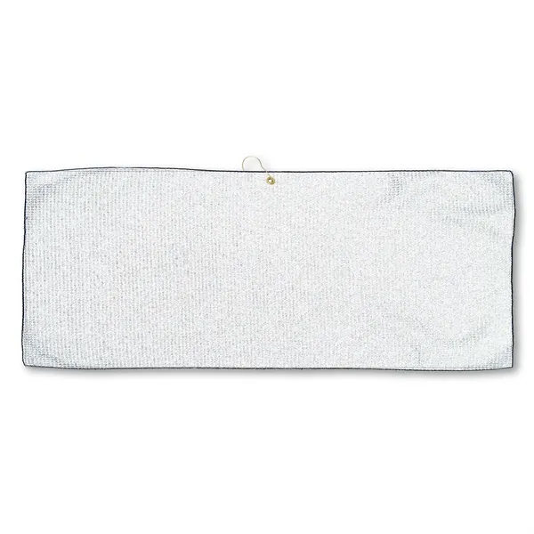17" x 40" microfiber waffle golf towel with corner grommet and... from ASI 79750 Pro Towels