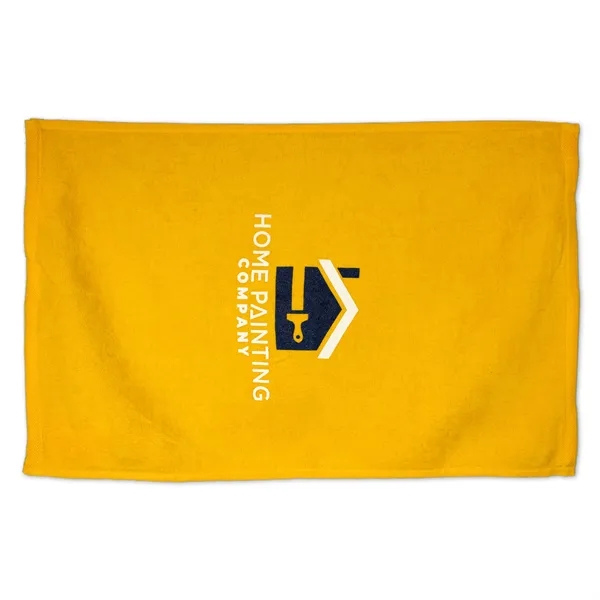 16" x 25" colored midweight, velour hemmed golf towel. Made of... from ASI 79750 Pro Towels