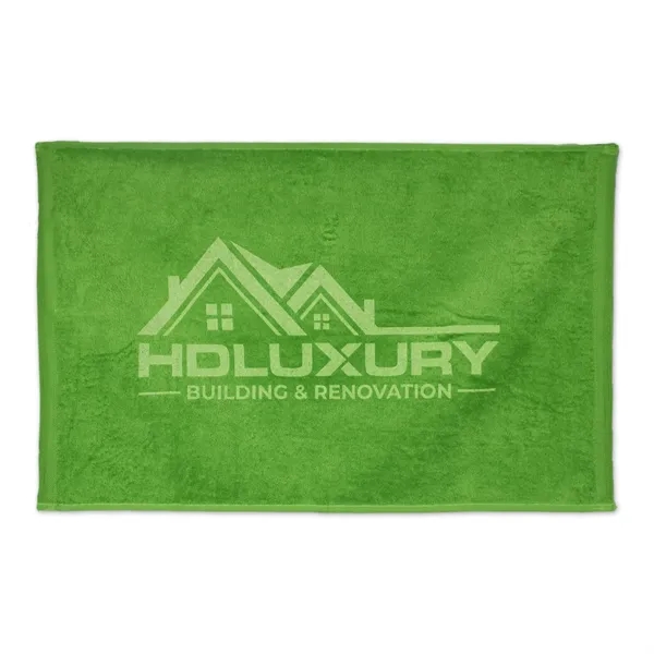 Golf towel with corner grommet and hook made of 100% heavyweight... from ASI 79750 Pro Towels
