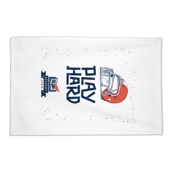 Golf towel with corner grommet and hook made of 100% heavyweight... from ASI 79750 Pro Towels