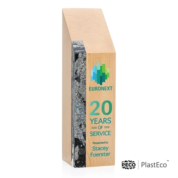 Verde PlastEco™ VividPrint™ Award - Charcoal... from ASI 84592 St Regis Group