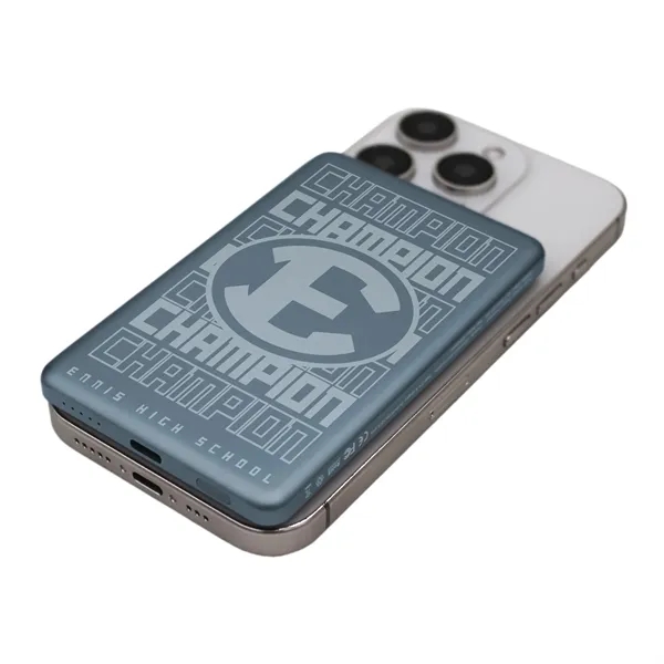 5,000mAh; 15 Watts; MagSafe-compatible; Combination wireless charger + power bank; Type-C... from ASI 62124 iClick, Inc. / iClick®