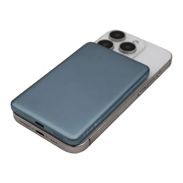 5,000mAh; 15 Watts; MagSafe-compatible; Combination wireless charger + power bank; Type-C... from ASI 62124 iClick, Inc. / iClick®