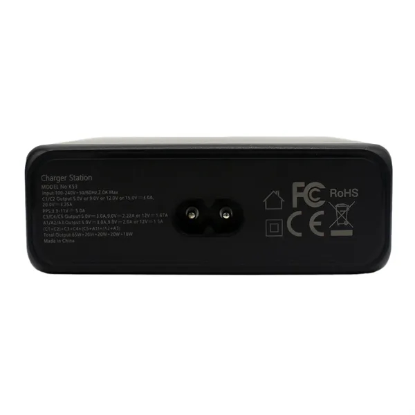 143 watt output, advanced power delivery, quick charge compatibility, 5x USB-C... from ASI 62124 iClick, Inc.