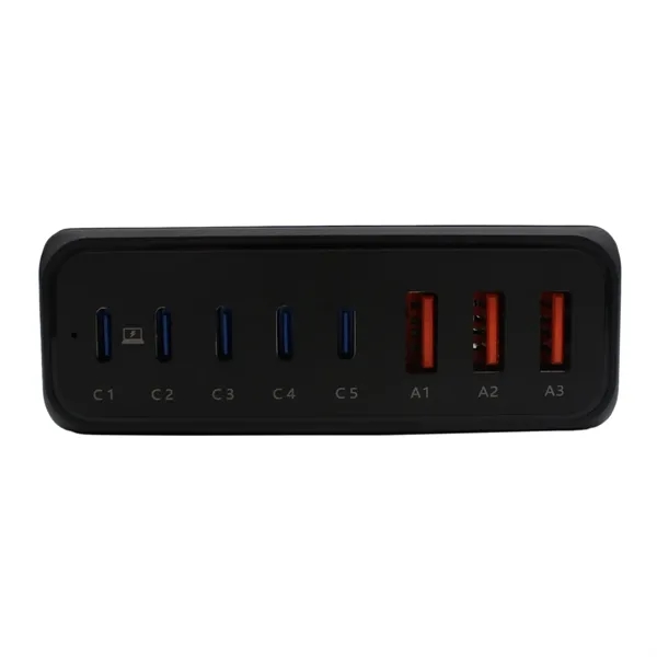 143 watt output, advanced power delivery, quick charge compatibility, 5x USB-C... from ASI 62124 iClick, Inc.