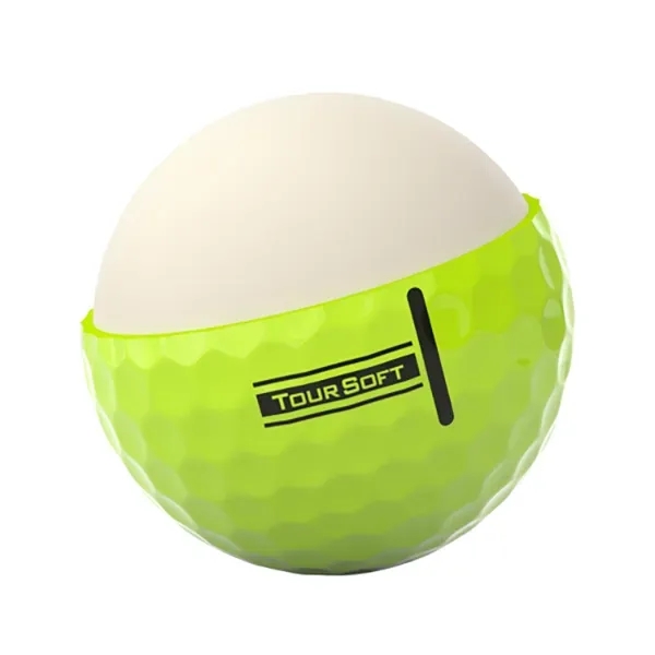 Yellow Titleist Tour Soft golf ball is built with the largest... from ASI 38120 Ball Pro / Diversified Quality Kitchenware