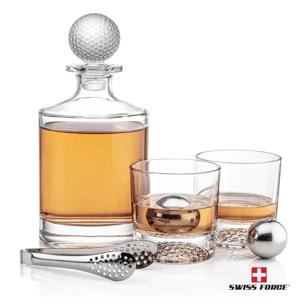 Fairway 3pc Decanter Set & S/S Ice Balls... from ASI 84592 St Regis Group