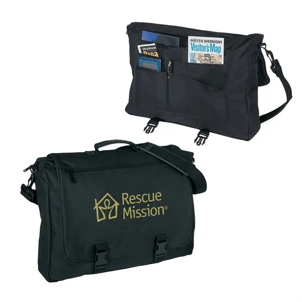 Poly messenger bag.... from ASI 31517 Admart Products / Admart Line