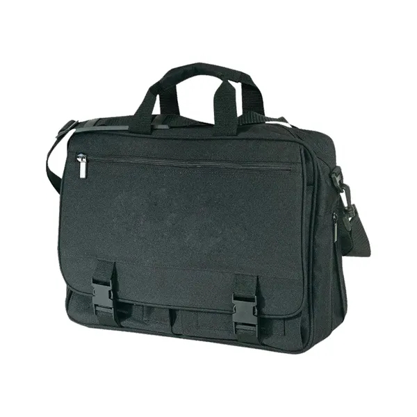 Poly expandable briefcase messenger bag.... from ASI 31517 Admart Products / Admart Line