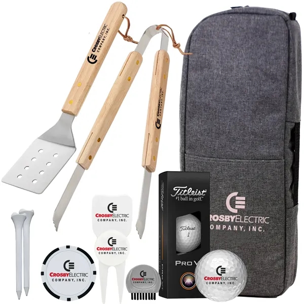 The BBQ & Beverages Golf Kit is the ultimate combo of... from ASI 38120 Ball Pro / Diversified Quality Kitchenware