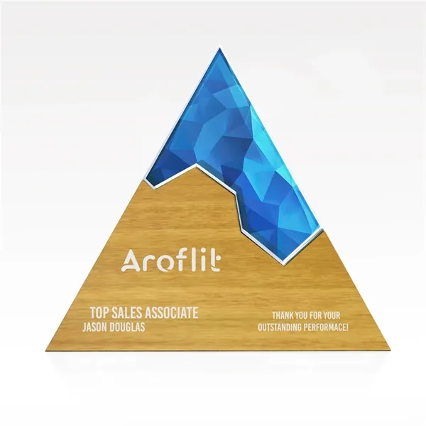 Customizable Triangle Edge Puzzle award plaque, available in three sizes.... from ASI 93986 Visions/Awardcraft / Visions Awards